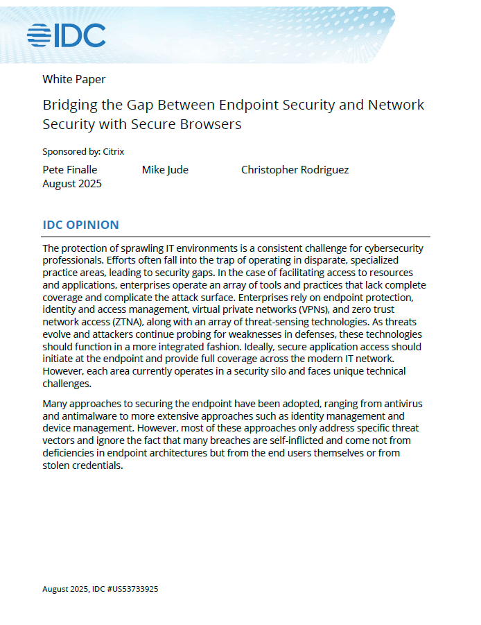 IDC Whitepaper Cover